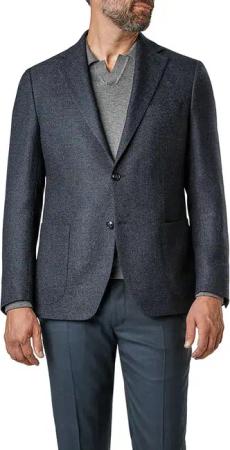 DRESSLER Herren Sakko blau meliert