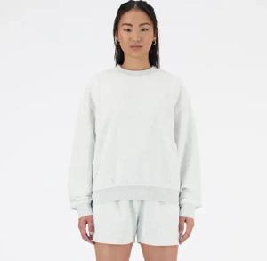 New Balance Essentials Damen Sweatshirts - Grau - Größe: M - Baumwoll-Fleece - Foot Locker