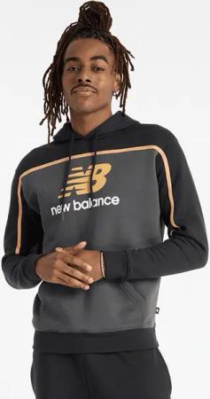 New Balance Classics Herren Kapuzenpullover - Schwarz - Größe: S - Baumwoll-Jersey - Foot Locker