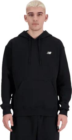 New Balance Essentials Herren Kapuzenpullover - Schwarz - Größe XS - Baumwoll-Frottee