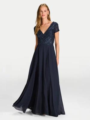 Hey Kyla Abendkleid 5AJ002HK Dunkelblau Regular Fit