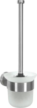 Kleine Wolke WC-Garnitur "Allegra", aus Aluminium-Glas, Glas/Edelstahl