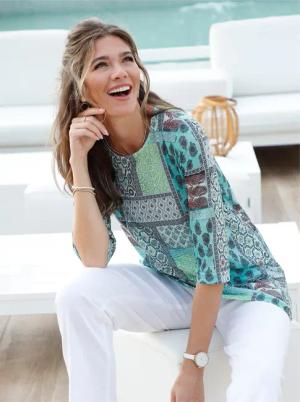 Classic Basics Print-Shirt "Longshirt", (1 tlg.)