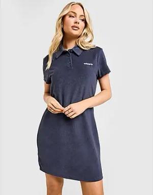 adidas Originals Towel Polo Dress - Damen, Blau