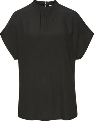 LASCANA Kurzarmbluse Damen schwarz Gr.34