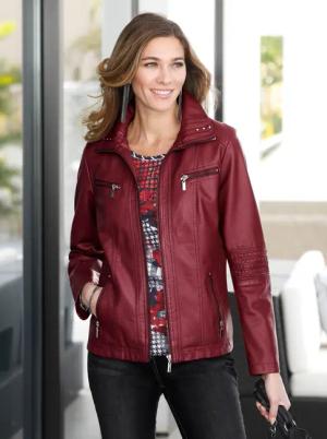 Lederimitatjacke