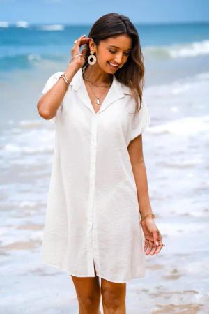 Strand-Kimono mit Dolmanärmeln