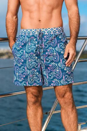 Verzierte Herren-Badehose