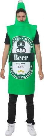 Bierflasche Unisex Kostüm MIESEPETER® grün
