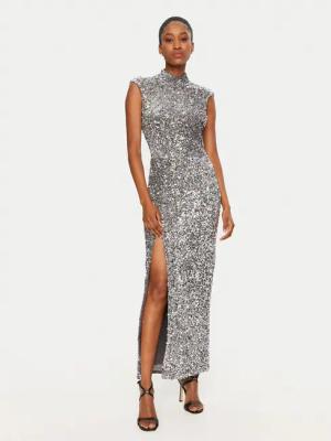 BARDOT Abendkleid 59670DB Silberfarben Regular Fit
