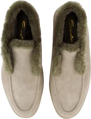 Santoni Stiefel - Dames Fortune Donna Fur Bruin - Gr. 37 (EU) - in Braun - für Damen