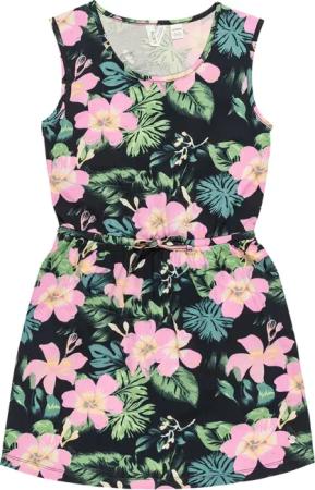Roxy - Surfs Up RG Printed Kleid Mädchen anthracite shadow coral