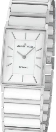 Jacques Lemans 1-1594E York Keramik Damenuhr 24mm 5ATM