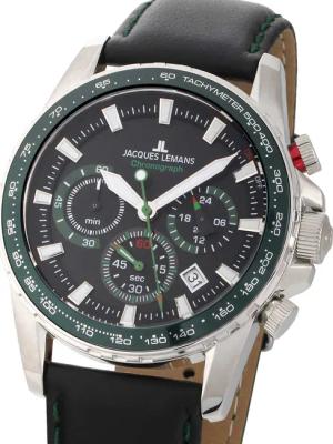Jacques Lemans 1-2099C Liverpool Chronograph Herrenuhr 42mm 10ATM