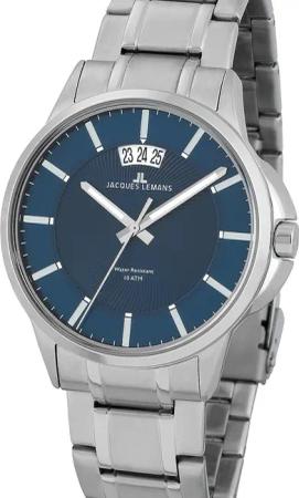 Jacques Lemans 1-1540M Sydney Herrenuhr 42mm 10ATM