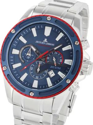 Jacques Lemans 1-2141F Liverpool Herrenuhr 48mm 20ATM