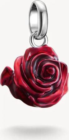 Thomas Sabo Charm - Rosenblüte rot - CC1263-007-10