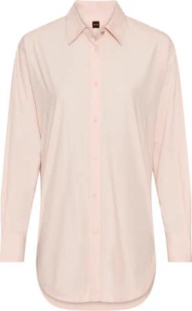 BOSS ORANGE Hemdbluse "Bostucci Premium Damenmode", mit Kellerfalte am Rücken