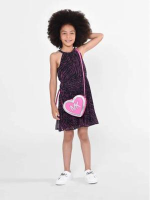 MICHAEL KORS KIDS Elegantes Kleid R12152 S Schwarz Regular Fit