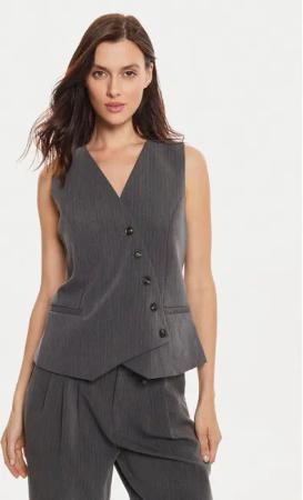 Karen by Simonsen Weste Ro 10105155 Grau Regular Fit