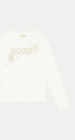 MICHAEL KORS KIDS Bluse R30142 M Weiß Regular Fit