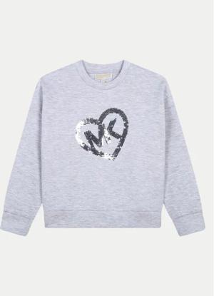 MICHAEL KORS KIDS Sweatshirt R30148 M Grau Regular Fit