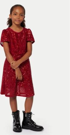MICHAEL KORS KIDS Elegantes Kleid R30168 M Rot Regular Fit