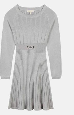 MICHAEL KORS KIDS Strickkleid R30169 M Grau Regular Fit