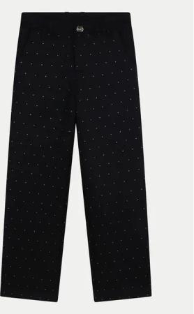 MICHAEL KORS KIDS Stoffhose R30179 M Schwarz Wide Leg