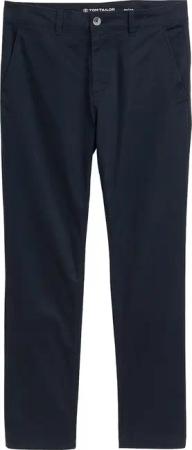 TOM TAILOR Herren Regular Fit Chino Hose, blau, Uni, Gr. 30/34