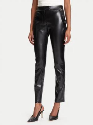 Marciano Guess Hose aus Kunstleder 5YGB16 7363A Schwarz Slim Fit