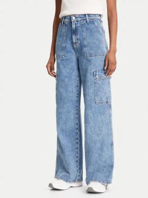 Tommy Jeans Jeans Claire DW0DW20479 Blau Wide Leg