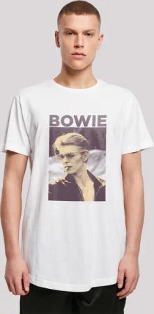 F4NT4STIC T-Shirt "David Bowie Smoking Photograph", Print