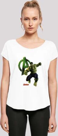 F4NT4STIC T-Shirt "Marvel Avengers Age of Ultron Incredible Hulk", Damen,Premium Merch,Lang,Longshirt,Logo Print