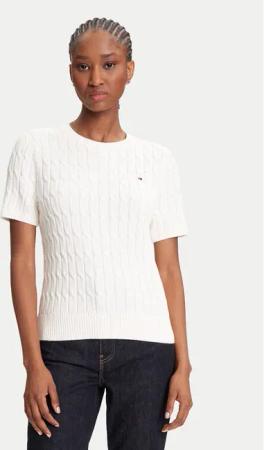 Tommy Hilfiger Pullover WW0WW45656 Écru Regular Fit