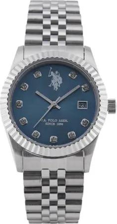 U.S. Polo Assn. Uhr Audrey USP8054AQ Silberfarben