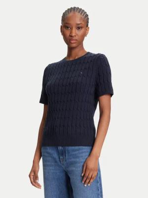 Tommy Hilfiger Pullover WW0WW45656 Dunkelblau Regular Fit