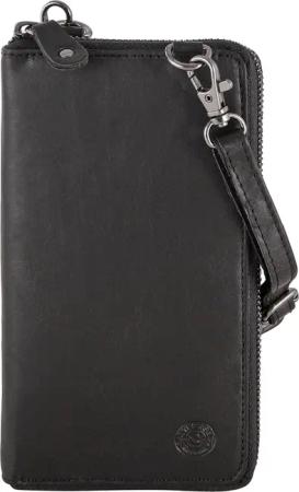 Sattlers & Co. Umhängetasche The Barn Melnir Phone Bag Combi black