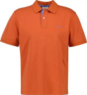 Polo en coton piqué contrastant Gant