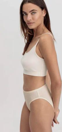 hessnatur Damen Bustier im 2er-Pack PURE COTTON aus Bio-Baumwolle - natur - Größe 38