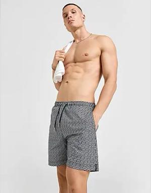 Belier Chain Swim Shorts - Herren, Black