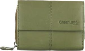GreenLand Nature Geldbörse, Reißverschlussbörse, Damenbörse, Portemonnaie