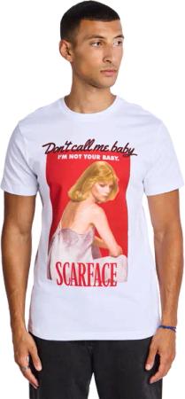 MERCHCODE Scarface Herren T-Shirts - Weiß - Größe: M - Foot Locker