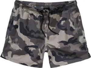 Brandit - Camouflage/Flecktarn Badeshort - Swim Shorts - S bis XXL - für Männer - Größe XXL - graucamo