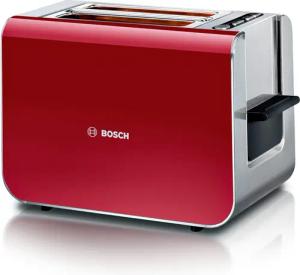 BOSCH Toaster Styline TAT8614N, integrierter Brötchenaufsatz,