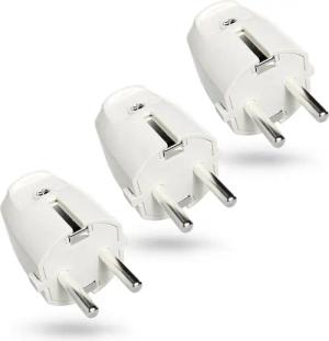 greate. Schuko-Stecker 3x Schutzkontakt Stecker -