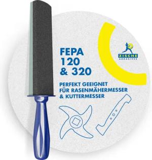 Zische Axt- und Messerschärfer Rasenmähermesser &
