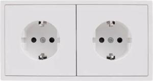 DIW Schalter SHALLOW-Weiss Komponenten ESH-365 Steckdosen