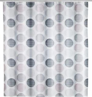 WENKO Duschvorhang Pastell Dots Breite 180