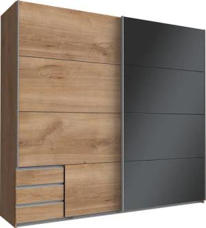 Wimex Schwebetürenschrank Valencia mit Glaselementen und